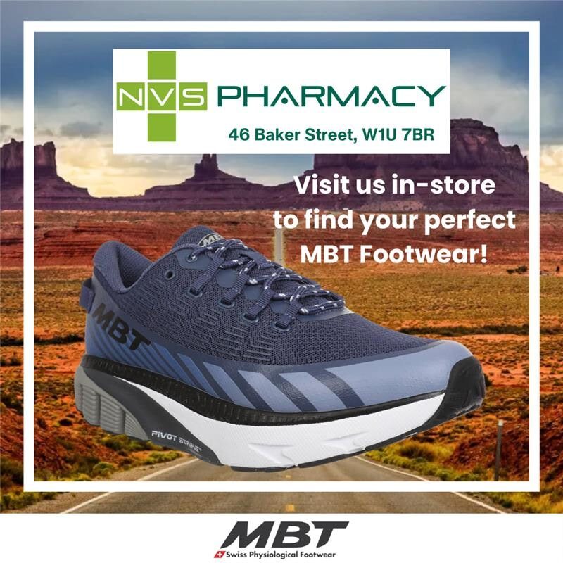 MBT shoes at NVS Pharmacy