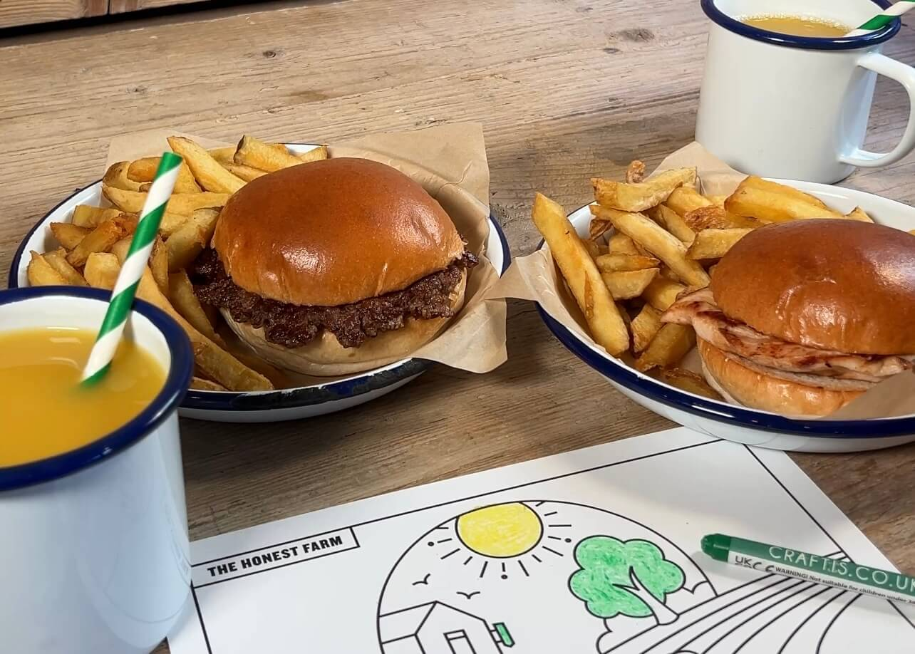 honest burger kids menu