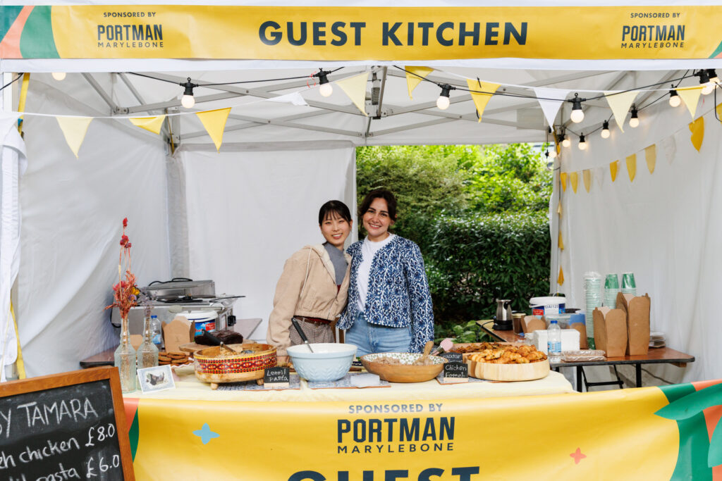 Summer In The Square food guest kitchen in Marylebone