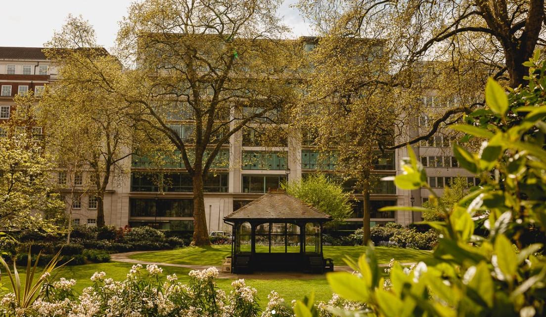 Portman Square Garden in Marylebone