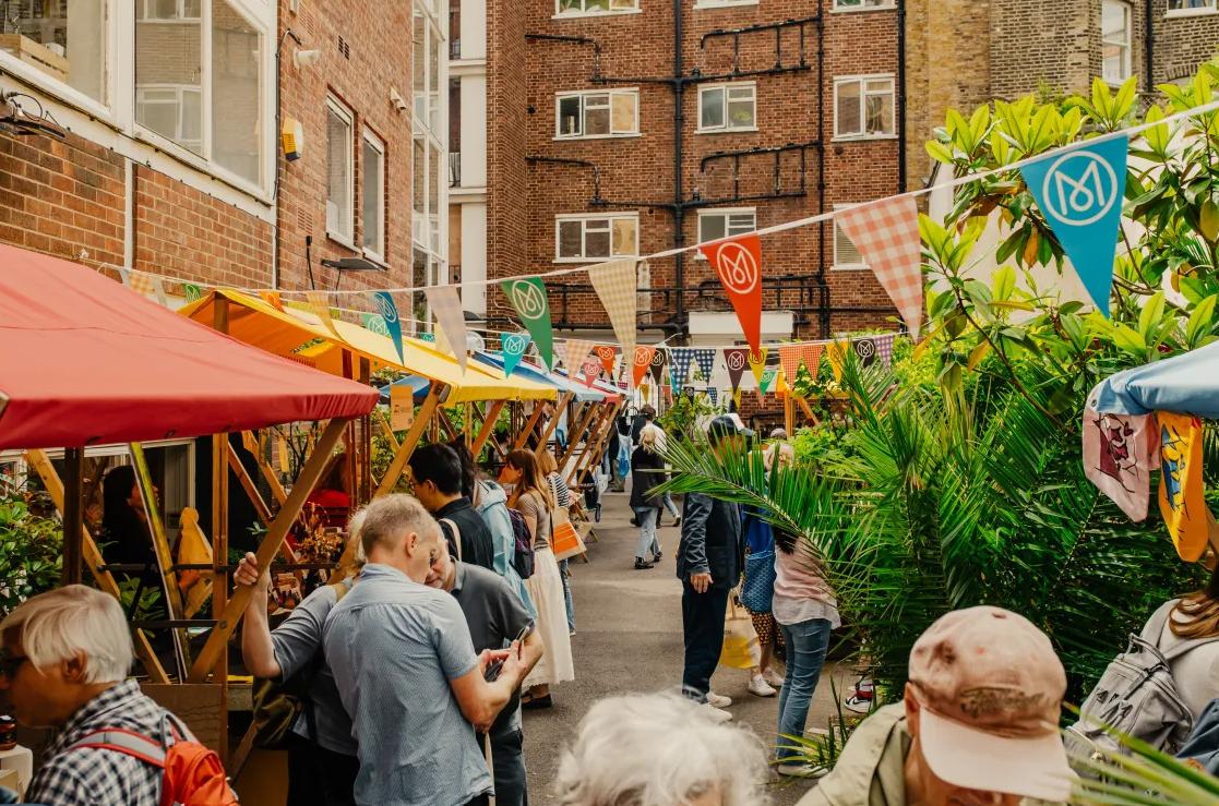 The Monocle spring market in Marylebone