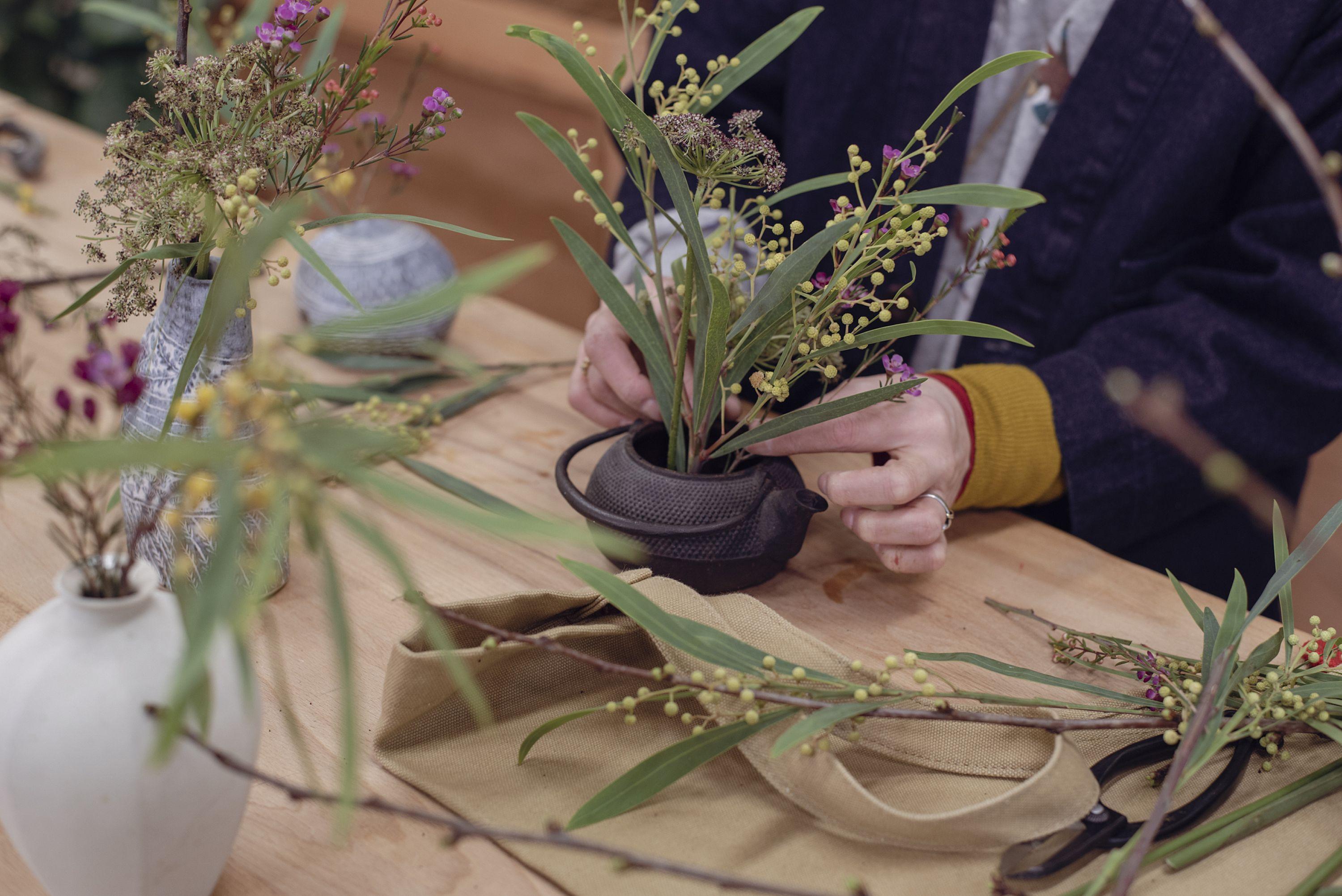 Niwaki London Workshop: Ohara Ikebana, Chiltern Street in Marylebone