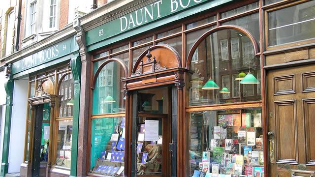 storefront of book store