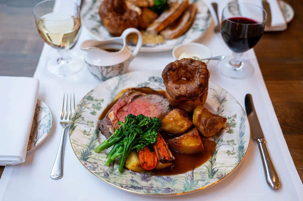 sunday roast at the potting shed