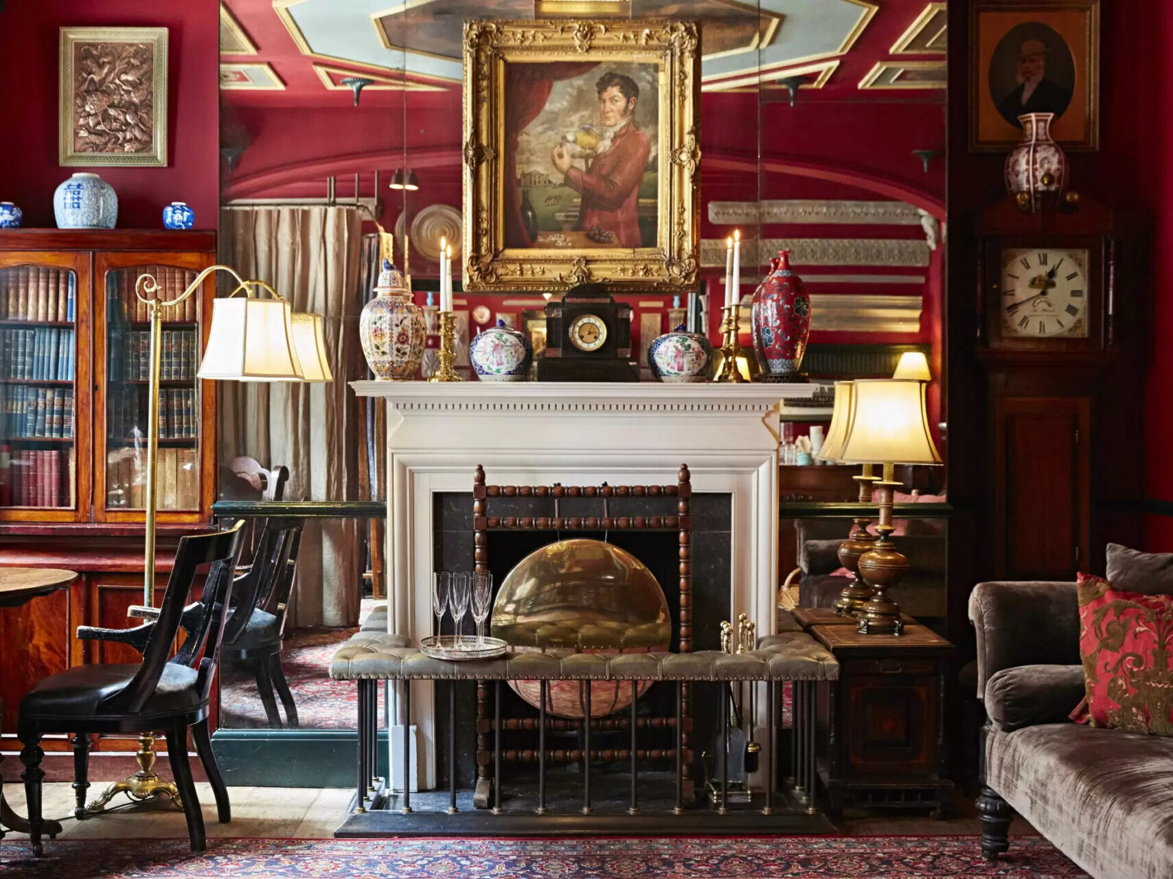 The Zetter Marylebone fireplace