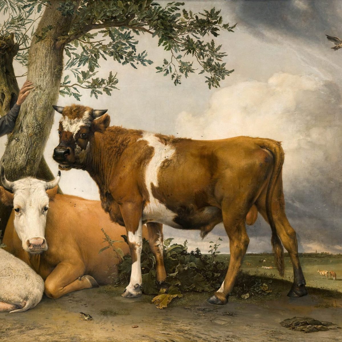 painting of a cow in the brown collection