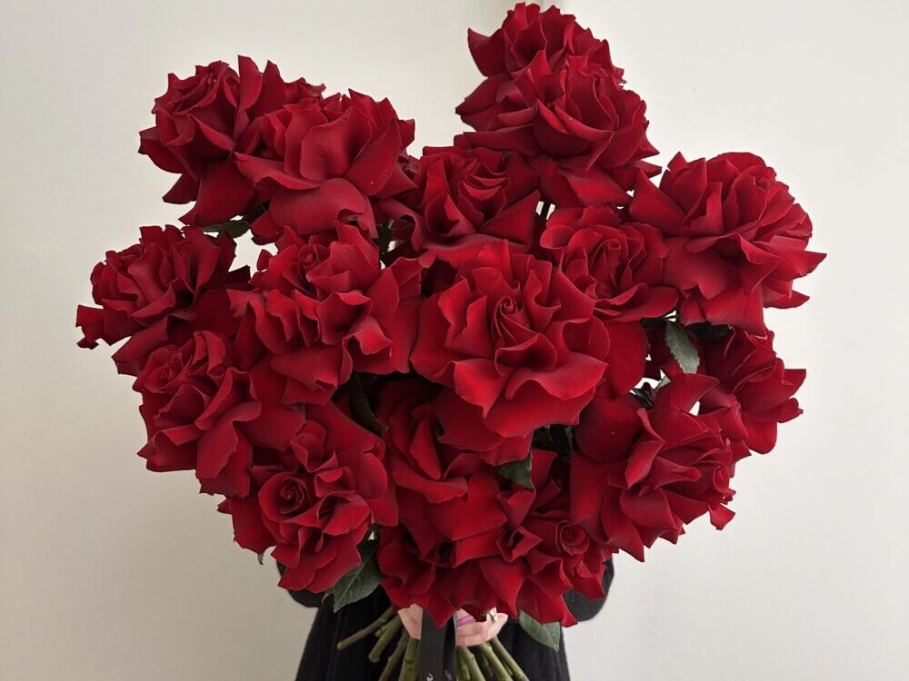 red rose bouquet at grandirosa