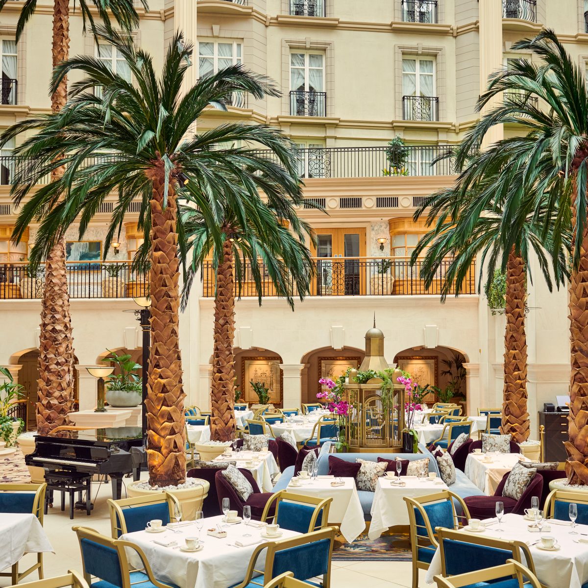 The Landmark Hotel Atrium, winter garden restaurant