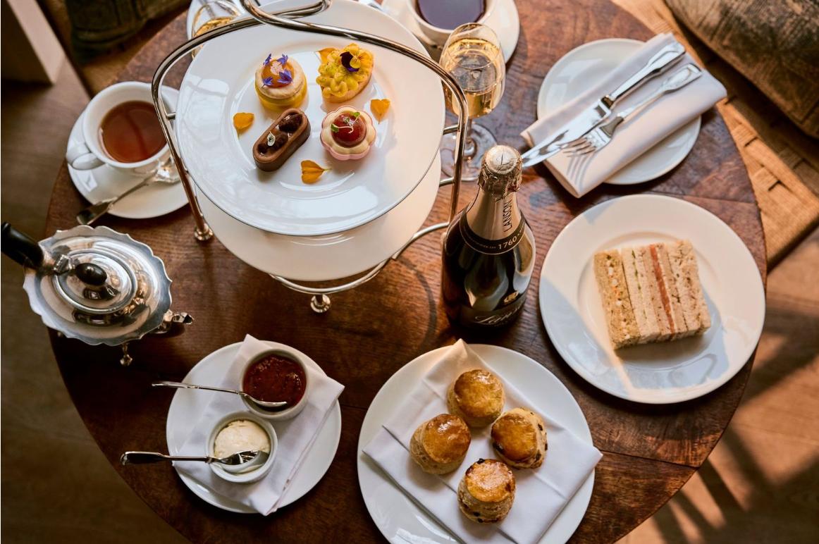 Afternoon tea enjoyed at the Zetter townhouse in marylebone