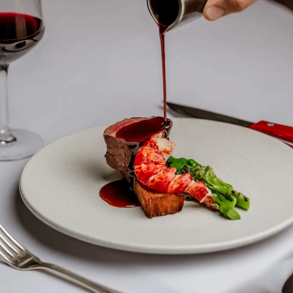 Meal at The Montagu Kitchen, Hyatt Regency London – The Churchill’s restaurant.